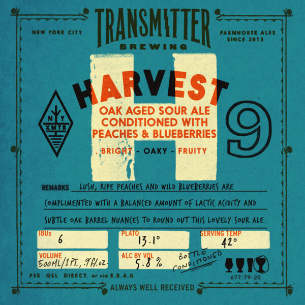 H9 Blueberry Peach Harvest Ale